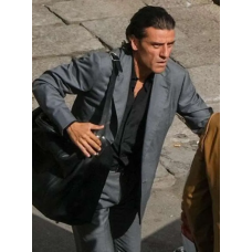 In the Hand of Dante Oscar Isaac Grey Blazer